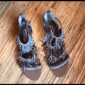 Fringe sandals
